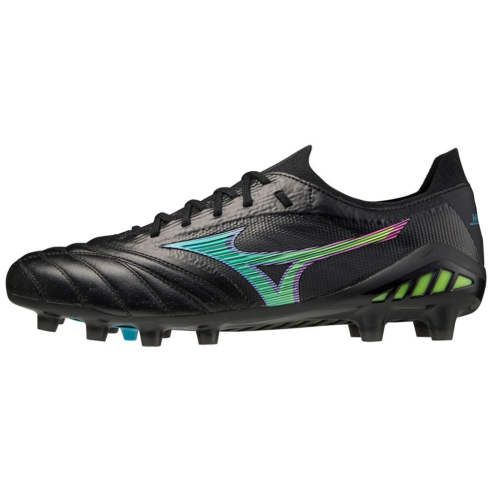 Damske Kopačky Mizuno Morelia Neo III Beta Japan Čierne/Modre Tyrkysové Vypredaj AHTO05684